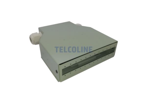 NFO Patch Panel DIN Rail, 12x SC Simplex LC Duplex