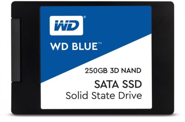 Western Digital 250GB SSD, Blue 3D, SATA