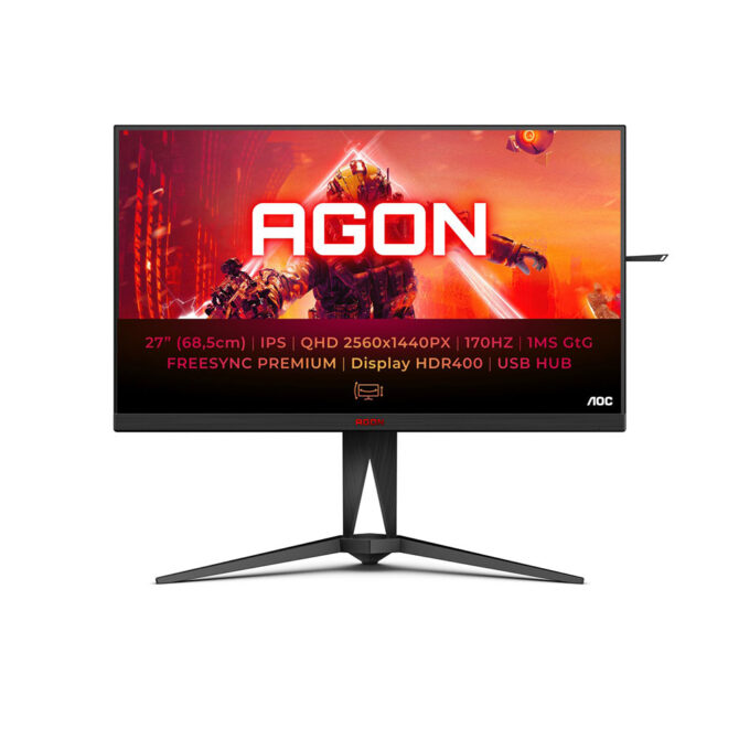 Monitor AOC AGON AG275QX, 27", 2XHDMI, 2xDP, QHD