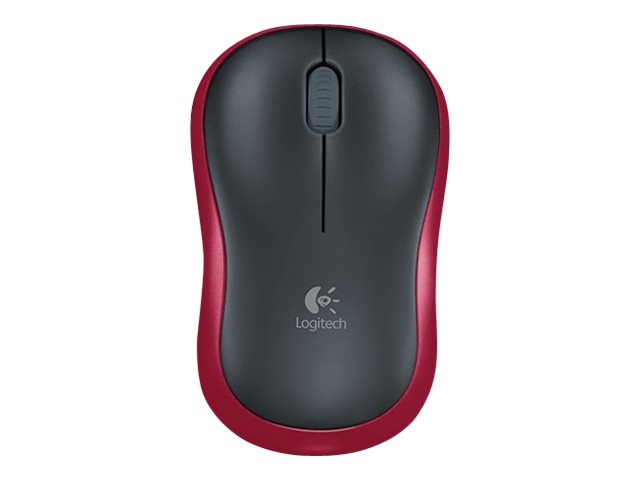 Logitech M185 Wireless Mouse Red EER2, 910-002240