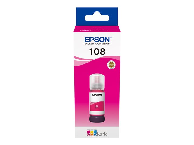 Epson 108 EcoTank Magenta Ink Bottle, C13T09C34A - Slika 2