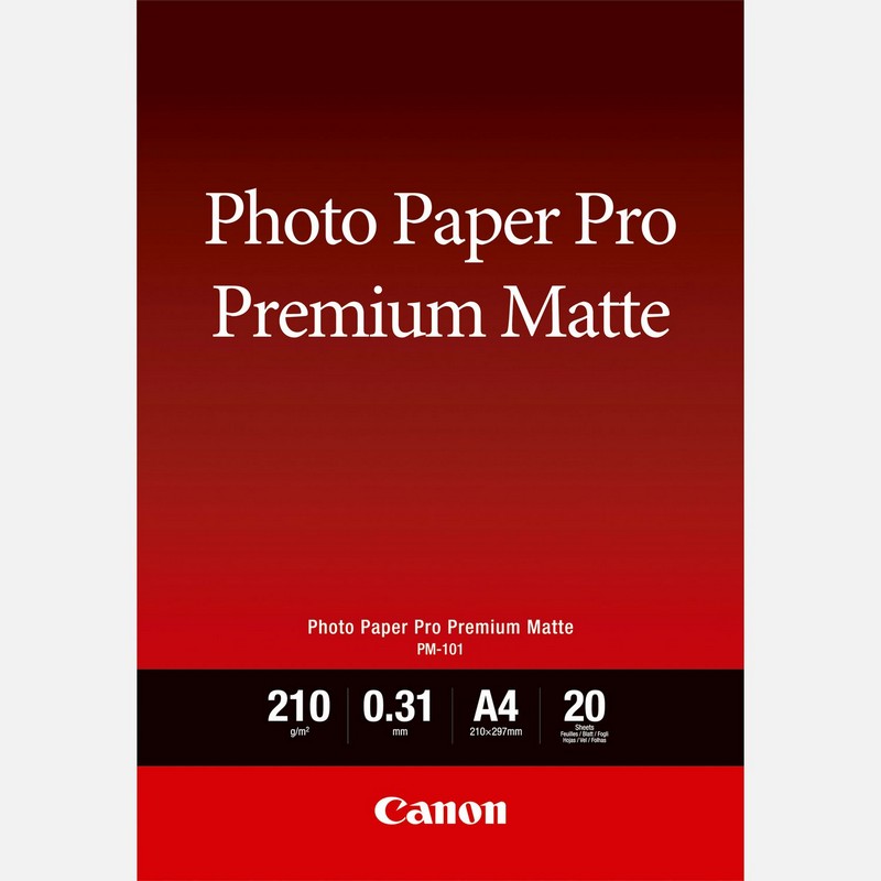 Canon Photo Paper Premium Matte PM101 – A4 – 20L