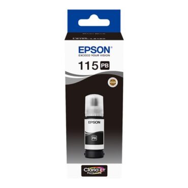 Epson 115 EcoTank Photo Black ink bottle, C13T07D14A