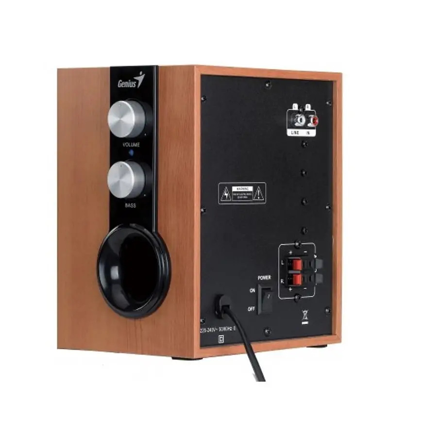 Genius zvučnici SW-HF2.1 1205 II, 36W, drveni - Slika 2