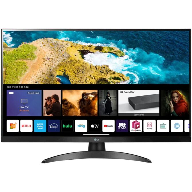 Monitor LG 27TQ615S, 27", 2xHDMI,USB, Smart, zvu., T2, LAN