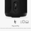 Remax Portable Waterproof Wireless Speaker RB-M28 black - Slika 4