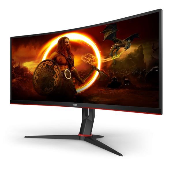 Monitor AOC LCD 34″ curved, VA, 4ms