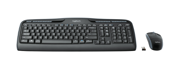 Logitech MK330 bežična tipkovnica i miš, crna
