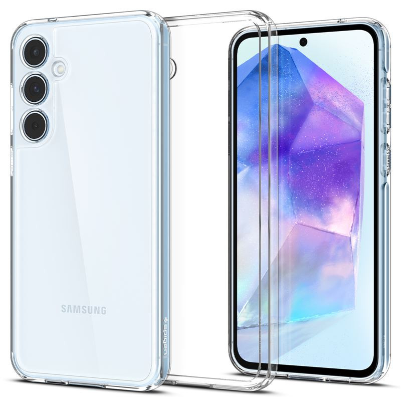 Spigen Ultra Hybrid, crystal clear – Samsung Galaxy A55