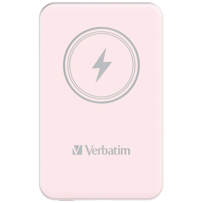 Verbatim Charge ´n´ Go Magnetic Wireless Powerbank 5000 mAh Pink