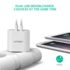 UGREEN zidni punjač 17W, 2×USB-A, bijeli - Slika 5