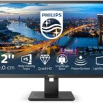 Monitor Philips 31,5" 325B1L, IPS, DP, HDMI, QHD, HAS, zvu