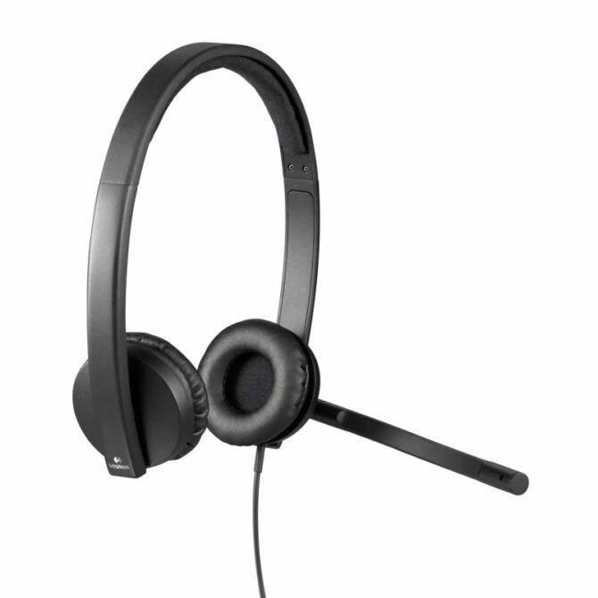 Logitech H570e stereo slušalice sa mikrofonom, USB (981-000575)