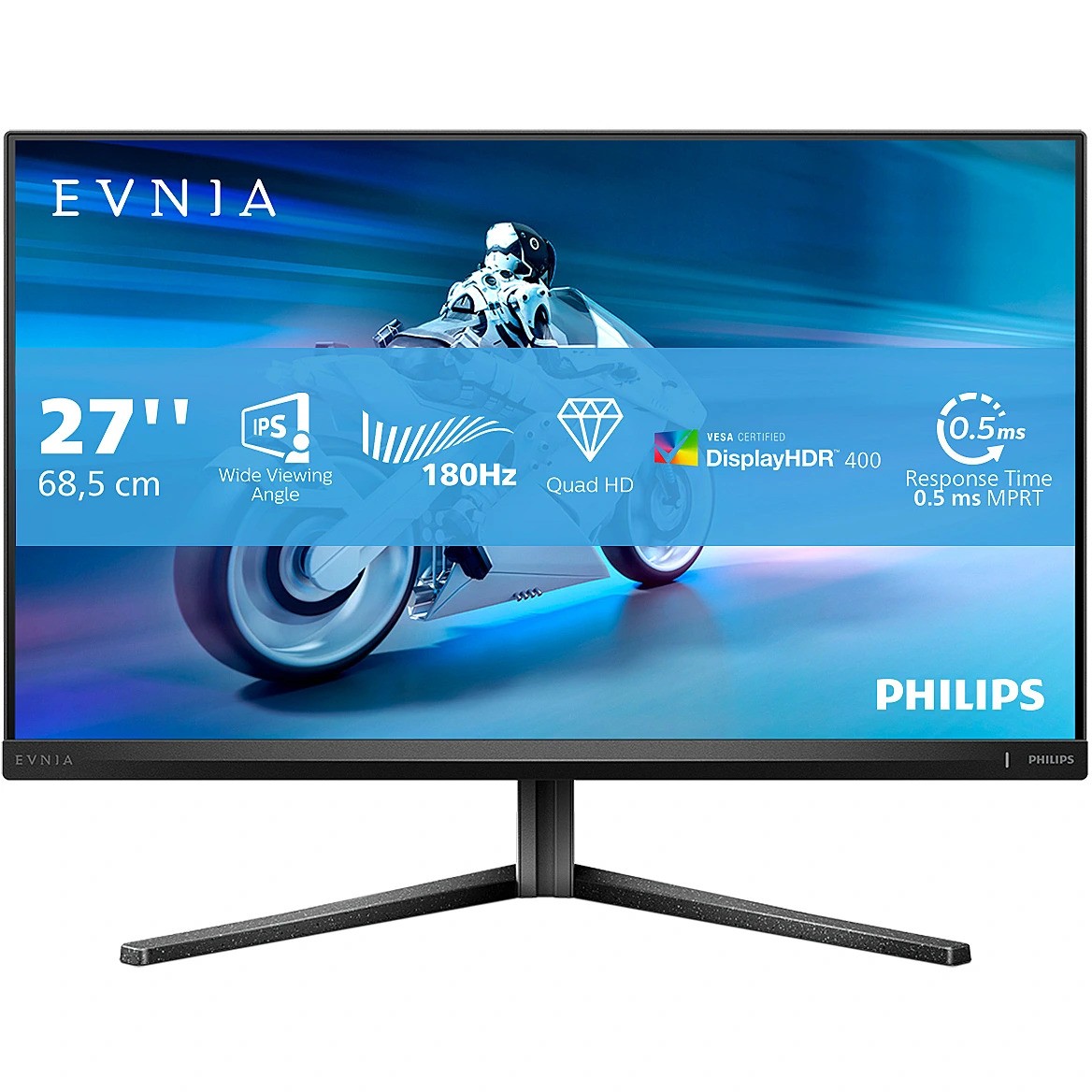 Monitor Philips 27" 27M1N5500, 2xHDMI, DP, 180Hz, QHD