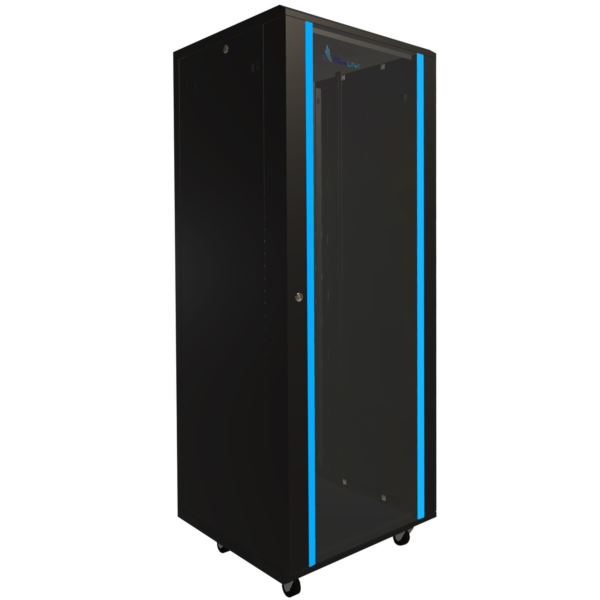 Extralink Floor Cabinet 37U, 600×600, Black