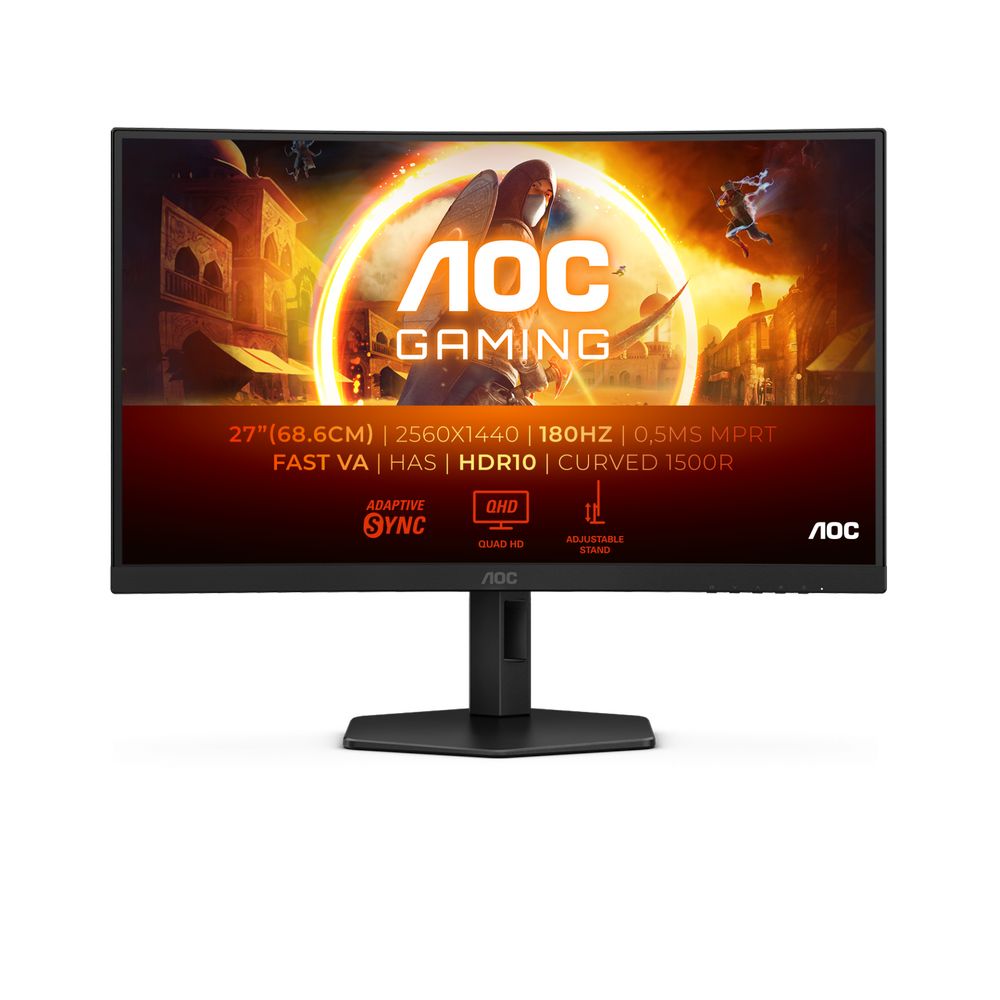 Monitor AOC CQ27G4X, IPS 27″, DP, 2xHDMI, HAS, 180Hz, QHD