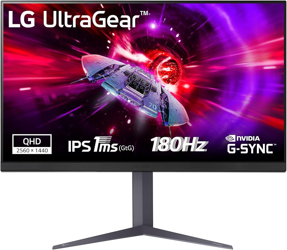 Monitor LG 32" LED IPS, 32GS75, QHD, HDMIx2, DP, 180Hz,1ms