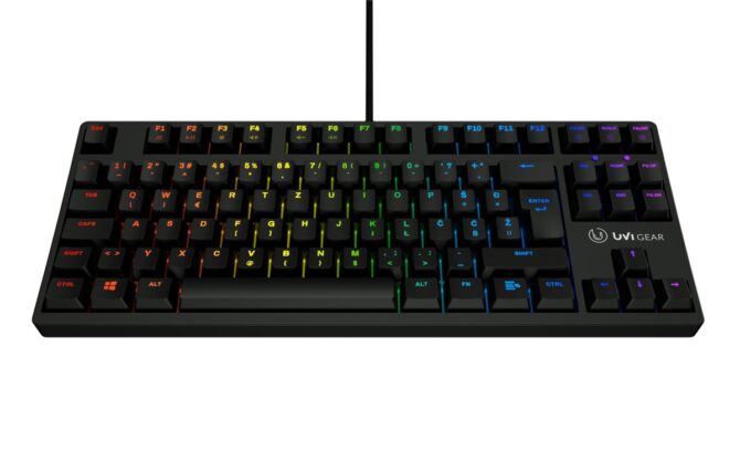 Tipkovnica UVI GEAR Pride Mini RGB Mehanička