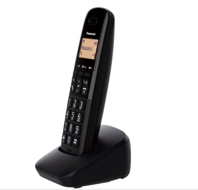 Panasonic telefon bežični KX-TGB612FXB crni, TWIN