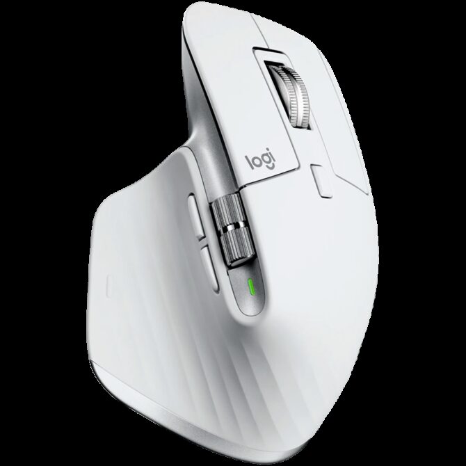 Logitech MX Master 3S For MAC Bluetooth Mouse - PALE GREY, 910-006572