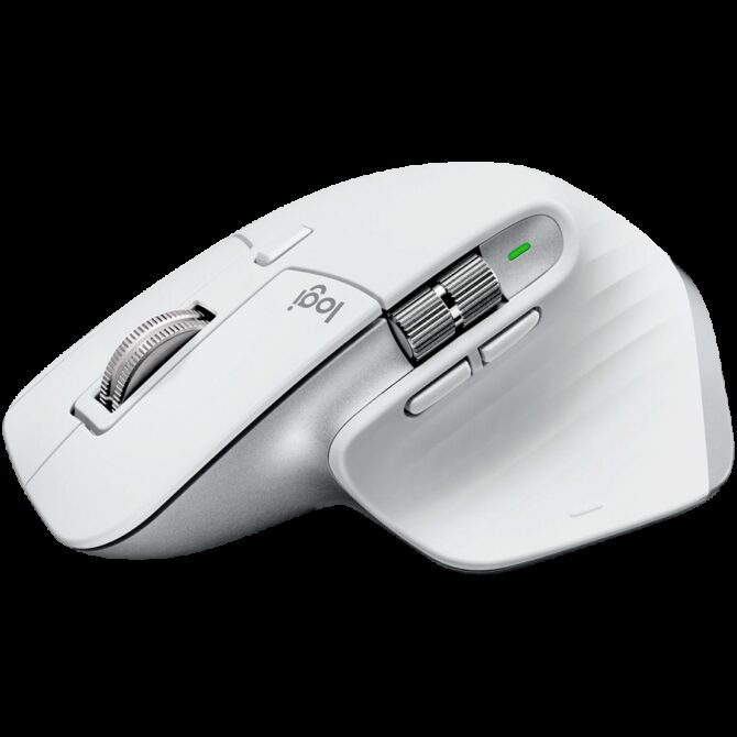 Logitech MX Master 3S For MAC Bluetooth Mouse - PALE GREY, 910-006572