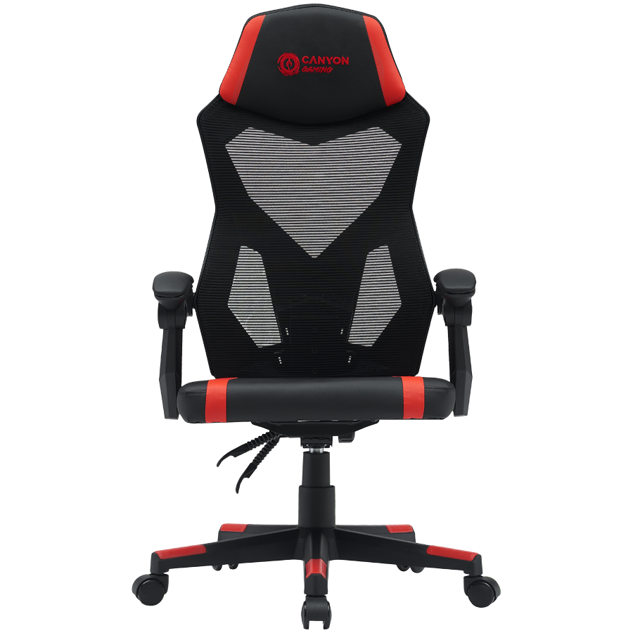 Canyon Gaming chair Flow MCH01 Mesh Black Red, CNE-MCH01R