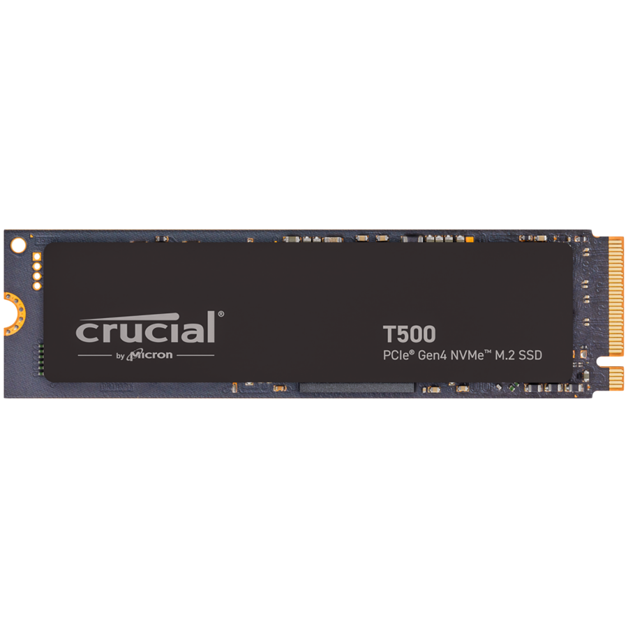 Crucial T500 4TB PCIe Gen4 NVMe M.2 SSD with heatsink; EAN: 649528943491, CT4000T500SSD5