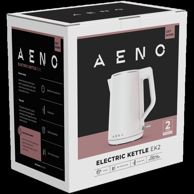 Aeno Electric Kettle EK2: 1850-2200W, AEK0002