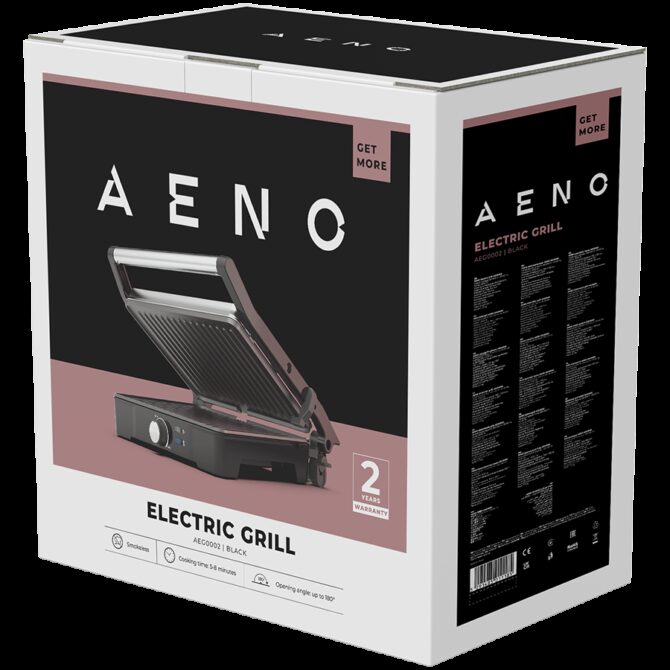 Aeno Electric Grill EG2: 2000W, AEG0002