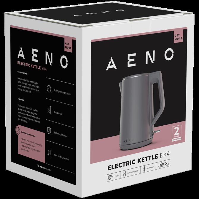 Aeno Electric Kettle EK4: 1850-2200W, AEK0004