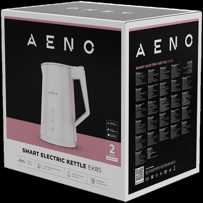 Aeno Electric Kettle EK8S Smart: 1850-2200W, AEK0008S