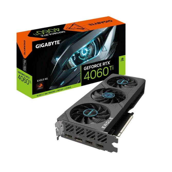 Gigabyte nVidia GeForce RTX 4060Ti EAGLE 8GB GDDR6, PCI-E 4.0, 2× HDMI, 2 x DP