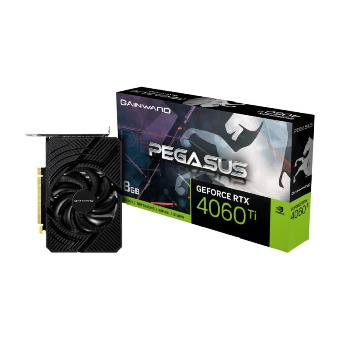 Gainward GeForce RTX4060 Ti Pegasus 8GB GDDR6/128-bit, PCIe 4.0, 3×DP/HDMI