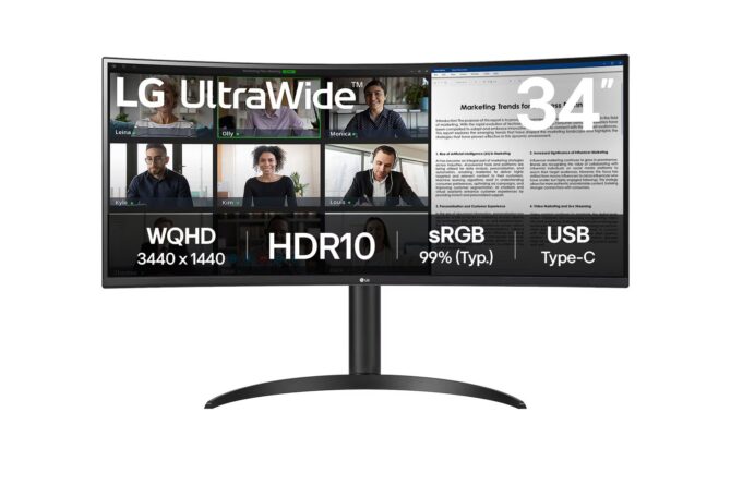 Monitor LG 34", 34WR55QK, 2x HDMI, DP, 100Hz, HDR10, WQHD