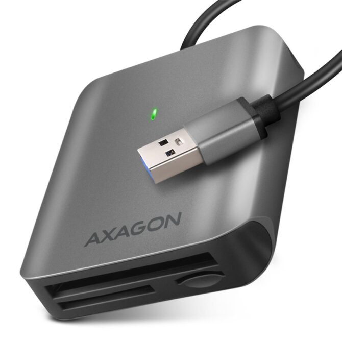 Čitač pametnih kartica Axagon CRE-S3 SUPERSPEED USB-A UHS-II READER