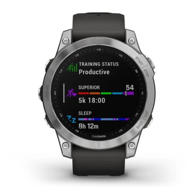 Garmin fenix 7 Silver Graphite remen