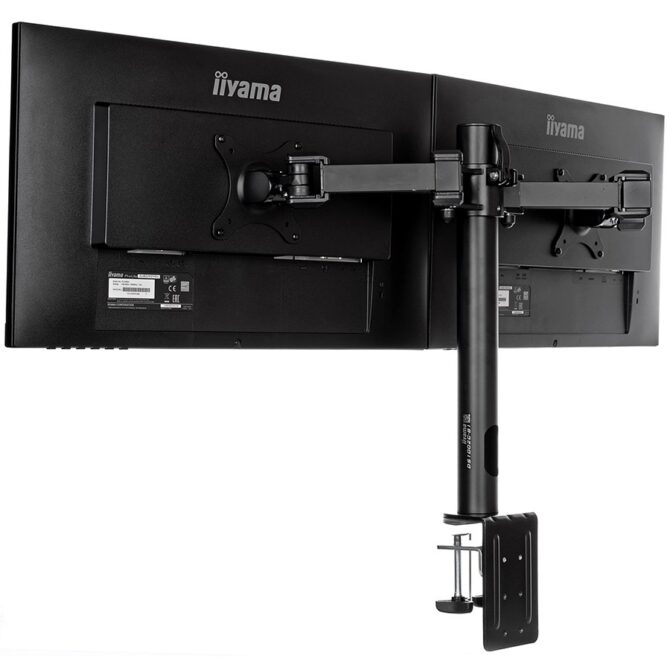 Simple and functional dual desktop arm, DS1002C-B1 - Image 3