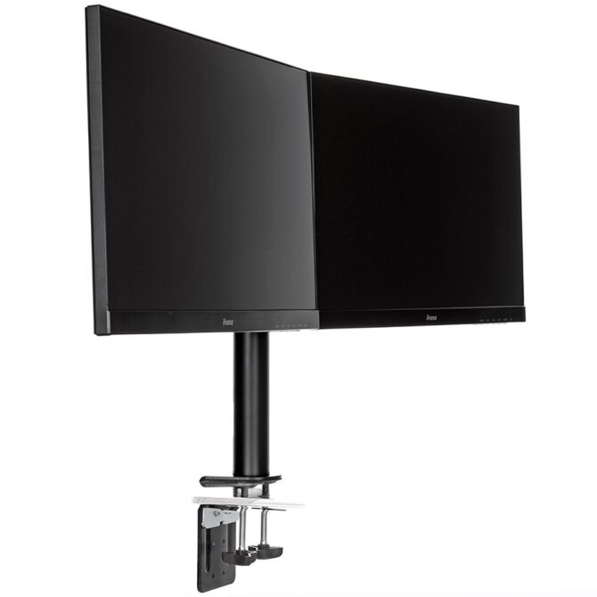 Simple and functional dual desktop arm, DS1002C-B1 - Image 4