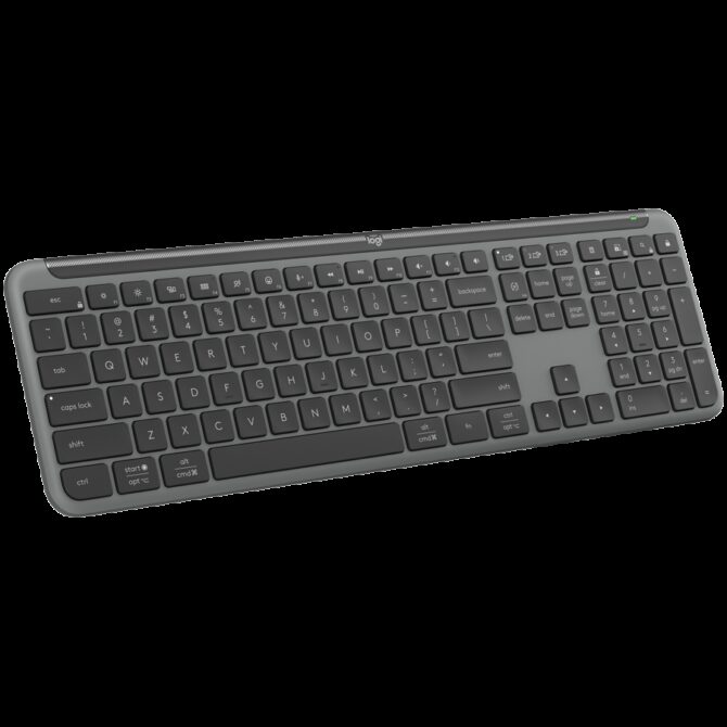 Logitech SIGNATURE SLIM WIRELESS KEYBOARD K950 - GRAPHITE - US INT'L - 2.4GHZ/BT - INTNL-973, 920-012465 - Image 3