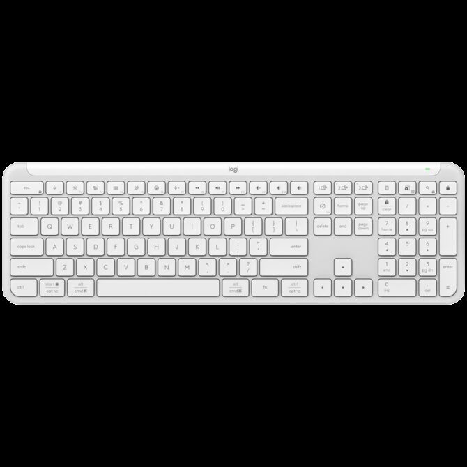 Logitech SIGNATURE SLIM WIRELESS KEYBOARD K950 - OFF WHITE - US INT'L - 2.4GHZ/BT - INTNL-973, 920-012466