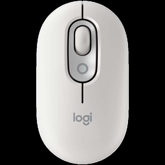 Logitech POP Mouse with emoji - OFF-WHITE - BT - EMEA28i-935 - FY25, 910-007411