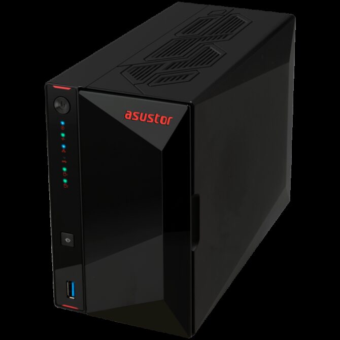 Asustor NAS AS5402T 2x 3.5" 2x M.2 cache 2x 2.5Gbe Celeron QuadCore N5105 2.9GHz 4GB single PSU desktop, AS5402T - Image 2