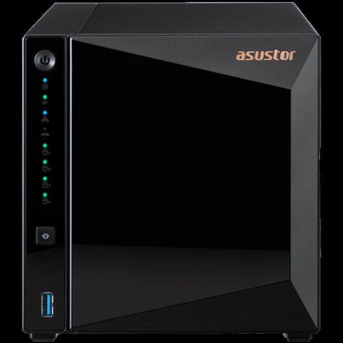 Asustor NAS AS3304Tv2 Drivestor4 Pro Gen2 4x 3.5" - 1x 2.5Gbe Realtek QuadCore RTD1619B 1.7GHz 2GB single PSU desktop, AS3304TV2