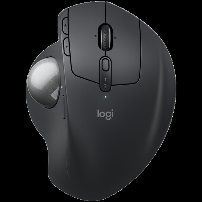 Logitech MX Ergo S Advanced Wireless Trackball - GRAPHITE - 2.4GHZ/BT - EMEA28-935 - EMEA, 910-007260