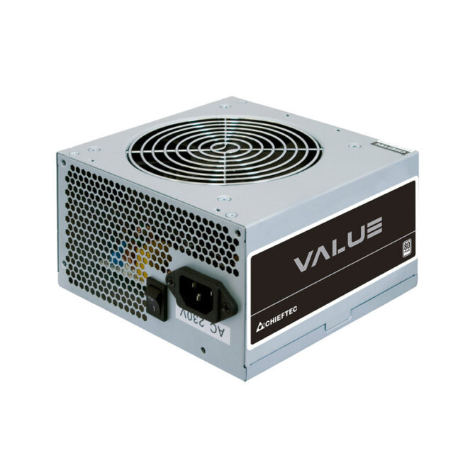 Chieftec 500W, ATX 2.3, 80+, aktivan PFC, 1×PCIe, 3×SATA, 20+4-pina, 120mm ventilator