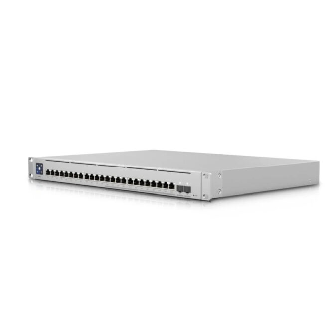 Ubiquiti UniFi Enterprise 24-port Gigabit PoE L3 Switch, 12×100/1000/2500Mbps, 12×10/100/1000Mbps, 1G/10Gbps SFP, Touchscreen LCD, Rackmoun, 400W (USW-Enterprise-24-PoE) - Image 2