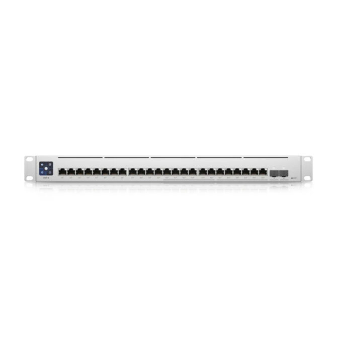 Ubiquiti UniFi Enterprise 24-port Gigabit PoE L3 Switch, 12×100/1000/2500Mbps, 12×10/100/1000Mbps, 1G/10Gbps SFP, Touchscreen LCD, Rackmoun, 400W (USW-Enterprise-24-PoE) - Image 3