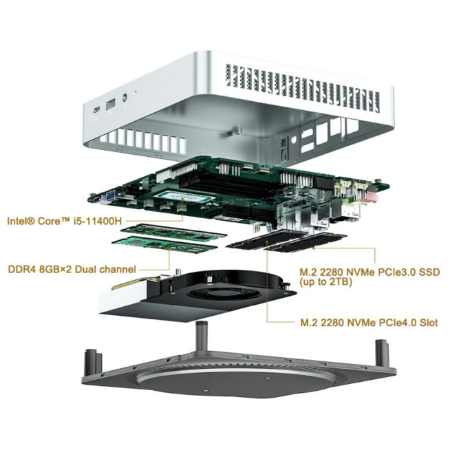 Minisforum Elitemini TH60, TH60(i5-11400H)-16-512-W11P