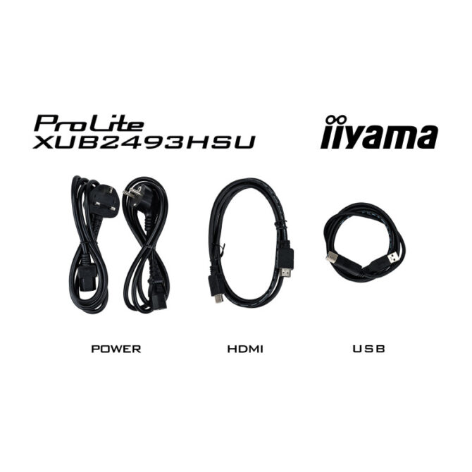 Iiyama 24" ProLite XUB2493HSU-B6 (23.8") 16:9 Full HD (1920×1080) IPS Ultraslim, Pivot, HAS, 4ms, VGA/HDMI/DP, 2×USB2.0, zvučnici, crni - Slika 9