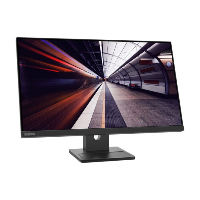 Lenovo ThinkVision 23.8" E24-30 FHD IPS Pivot, 100Hz, 4ms, D-Sub/HDMI/DP, HAS, zvučnici - Image 2